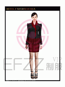 女秋冬職業(yè)裝設計圖886