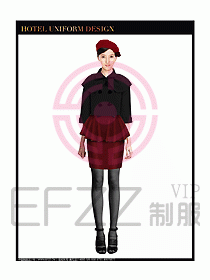 女秋冬職業(yè)裝設計圖887