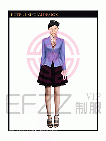 女秋冬職業(yè)裝設計圖892