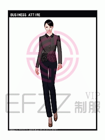 女秋冬職業(yè)裝設(shè)計圖902