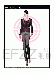 女秋冬職業(yè)裝設(shè)計(jì)圖908