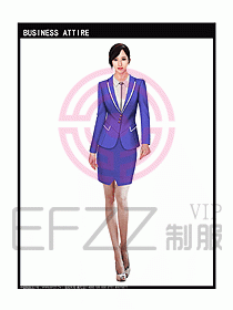 女秋冬職業(yè)裝設計圖924