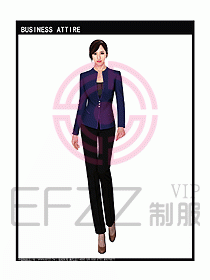 女秋冬職業(yè)裝設(shè)計圖926