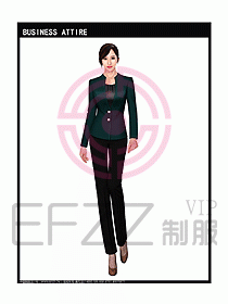 女秋冬職業(yè)裝設(shè)計圖928