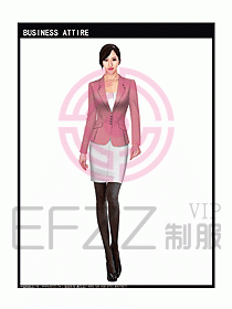 女秋冬職業(yè)裝設(shè)計圖940