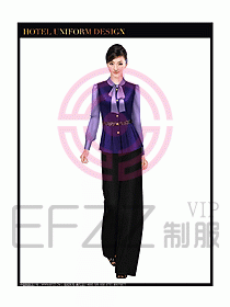 西餐咨客制服設(shè)計(jì)圖338