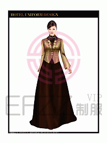 西餐咨客制服設(shè)計(jì)圖340