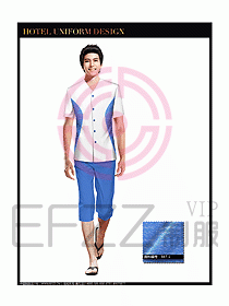 水療會所更衣服務員制服設(shè)計圖145