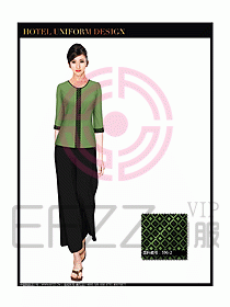 桑拿spa按摩技師制服設(shè)計(jì)圖797
