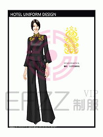 桑拿會所服務(wù)員制服設(shè)計圖273