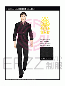 桑拿會所服務(wù)員制服設(shè)計圖276