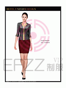 桑拿會(huì)所服務(wù)員制服設(shè)計(jì)圖290