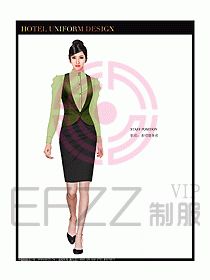 桑拿會(huì)所服務(wù)員制服設(shè)計(jì)圖296