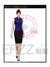 桑拿會(huì)所服務(wù)員制服設(shè)計(jì)圖298