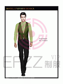 桑拿會(huì)所服務(wù)員制服設(shè)計(jì)圖297