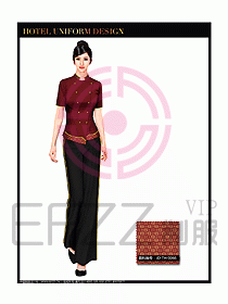桑拿會所服務員制服設計圖302