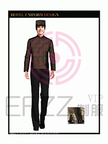 星級酒店門童制服設計圖801