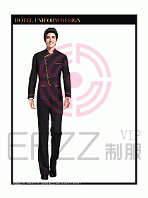 酒店前臺服務員制服設計圖606