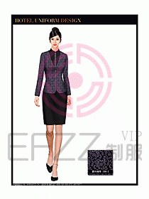 酒店前臺服務(wù)員制服設(shè)計圖612