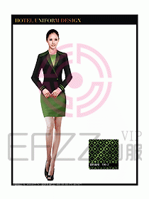 酒店前臺服務員制服設計圖621