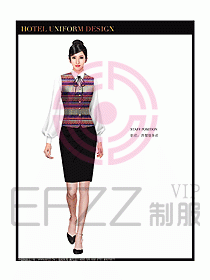 酒店西餐服務(wù)員制服設(shè)計(jì)圖826