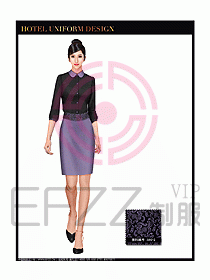 酒店西餐服務(wù)員制服設(shè)計圖833