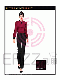 酒店西餐服務(wù)員制服設(shè)計圖838