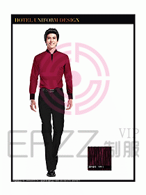 酒店西餐服務(wù)員制服設(shè)計(jì)圖837